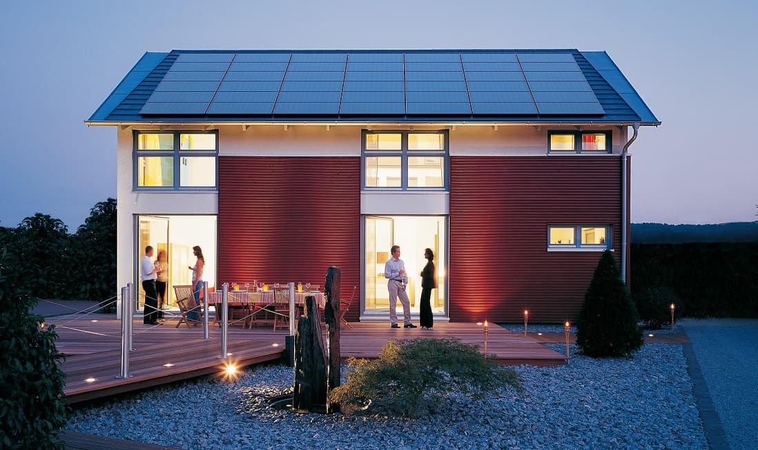 Musterhaus KAMPA Architekturlinie LANOS im Musterhauszentrum Mülheim-Kärlich